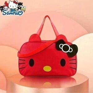 Hello Kitty Large Cartoon Canvas Shoulder Bag - NWT